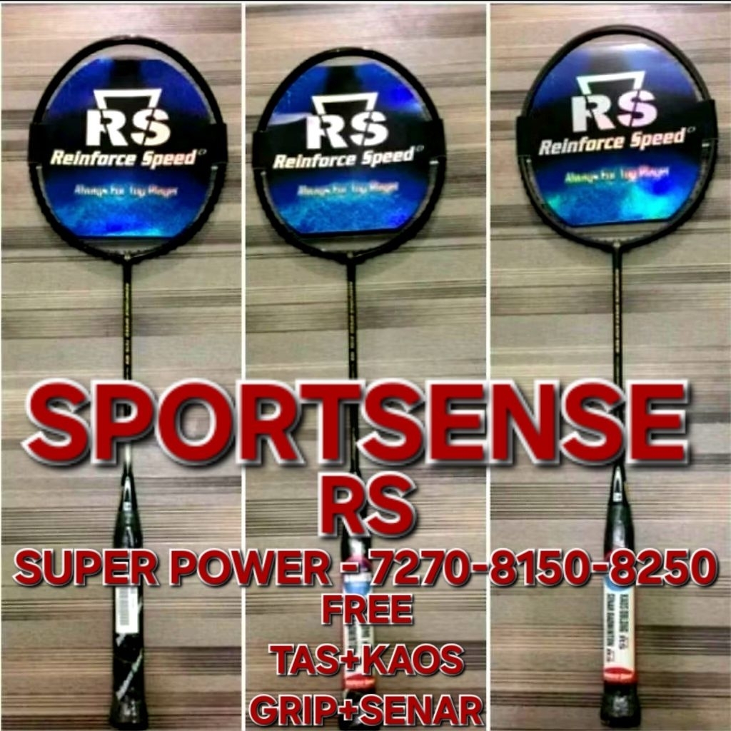Raket Badminton Bulutangkis RS Reinforce Speed Super Power SuperPower SP 7270 8150 8250 Original Bon