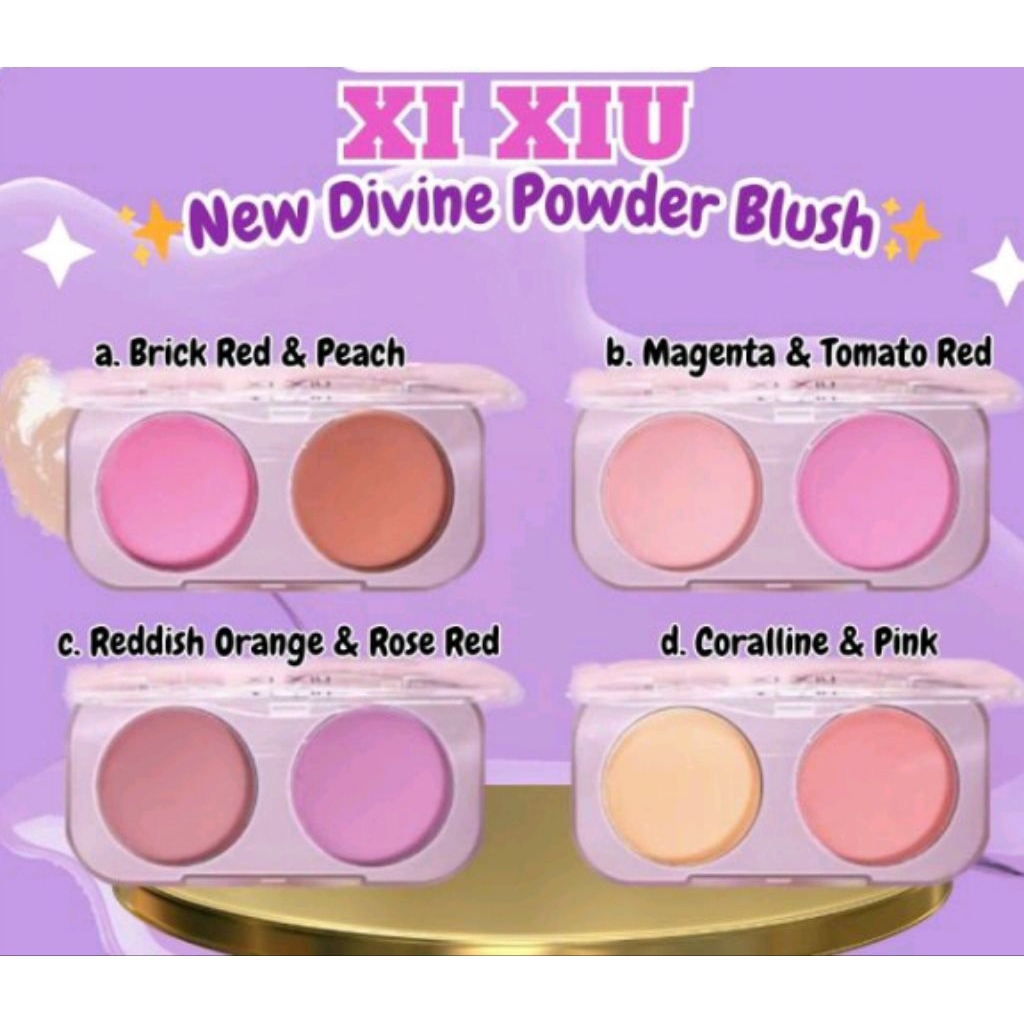 Xi Xiu Eyeshadow Blusher Palete Eyeshadow Blush On