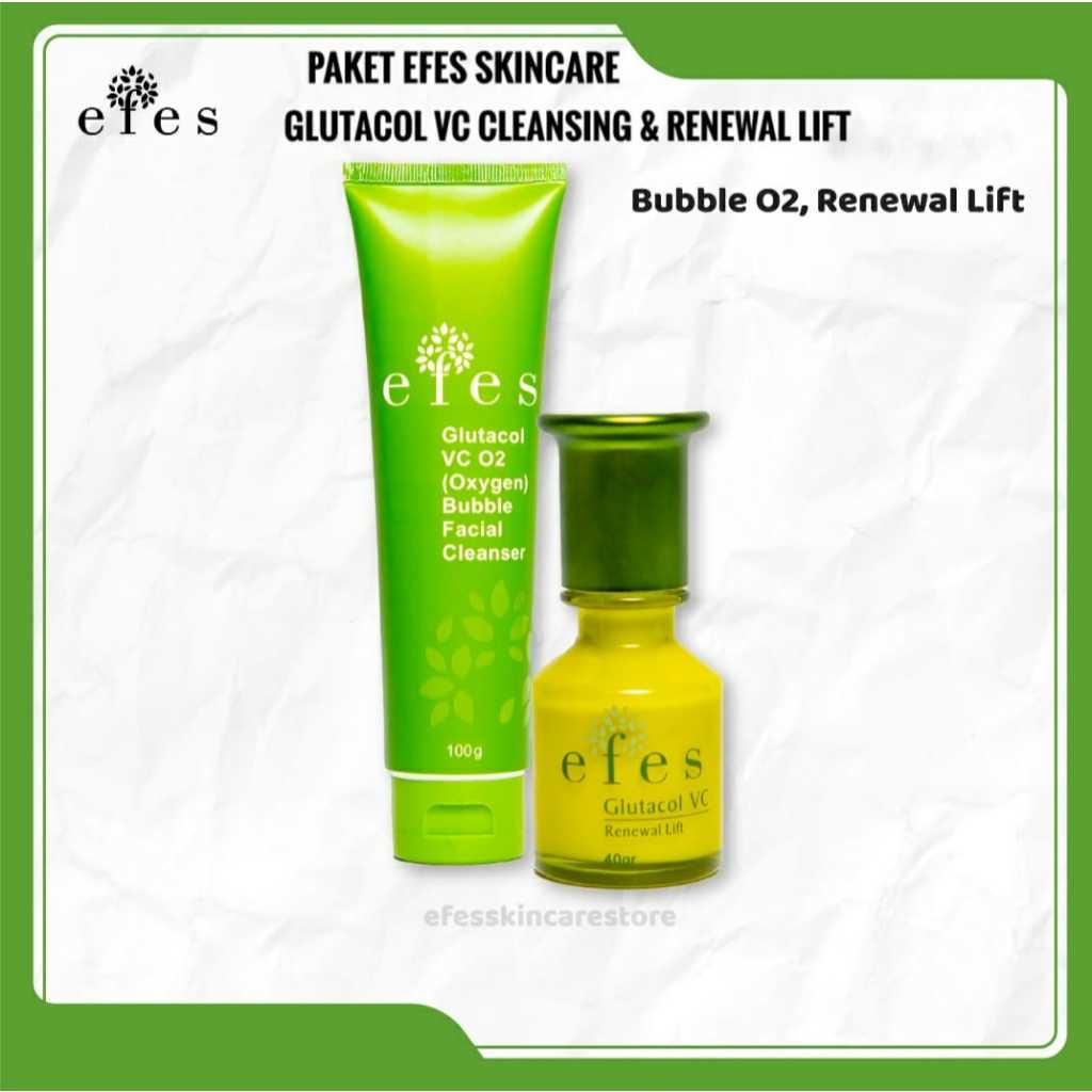 Paket Efes Skincare Glutacol VC Cleansing & Renewal Lift
