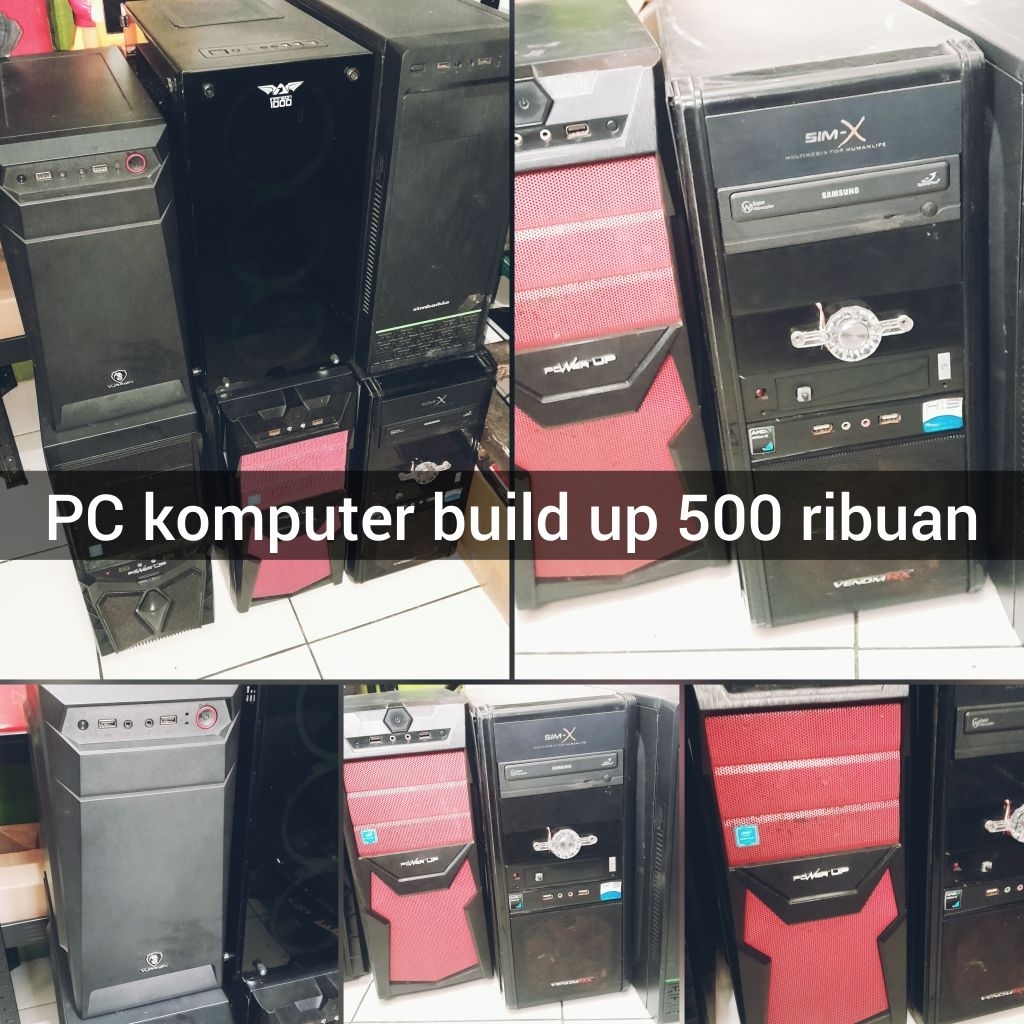 Cpu pc komputer core2 duo build up Ram 4 Gb second normal tested
