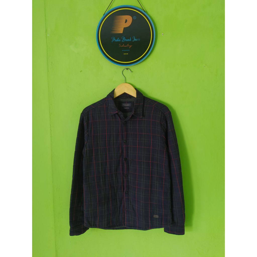 Kemeja Flanel Outer Zara Man