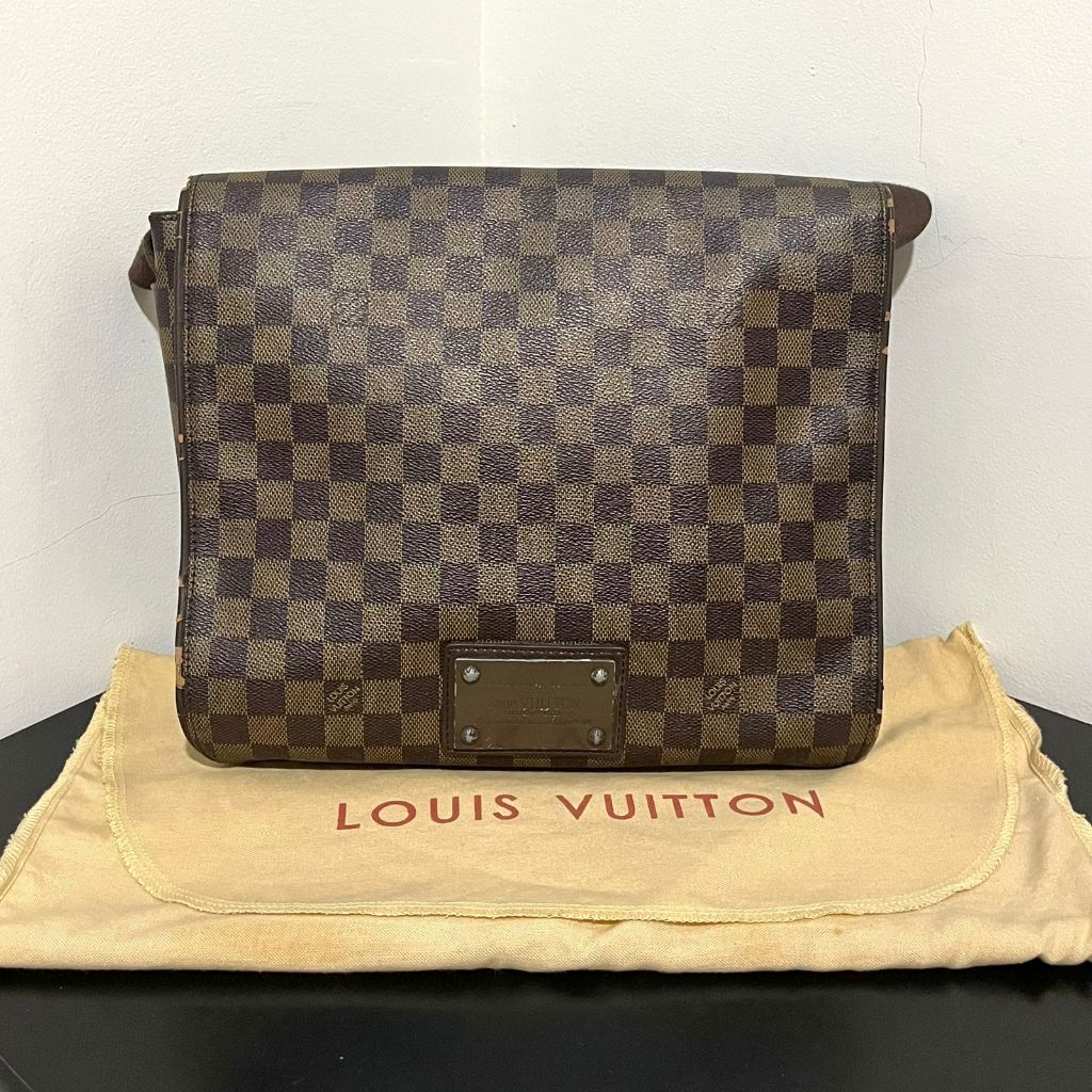 LV Damier Ebene Brooklyn Crossbody Sling Bag