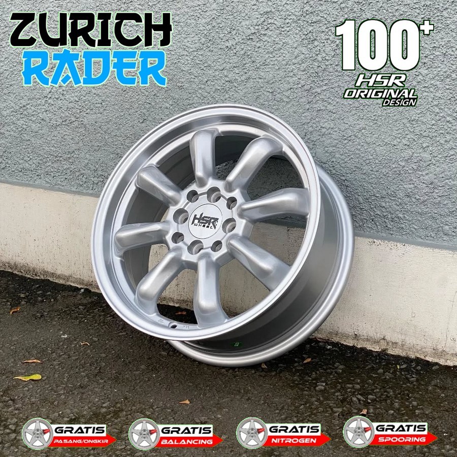 Velg Mobil Hsr Ring 16 Morotai Pcd 4x100 4x114,3 Untuk Baleno Swift Brio Vinfast Panther Avanza