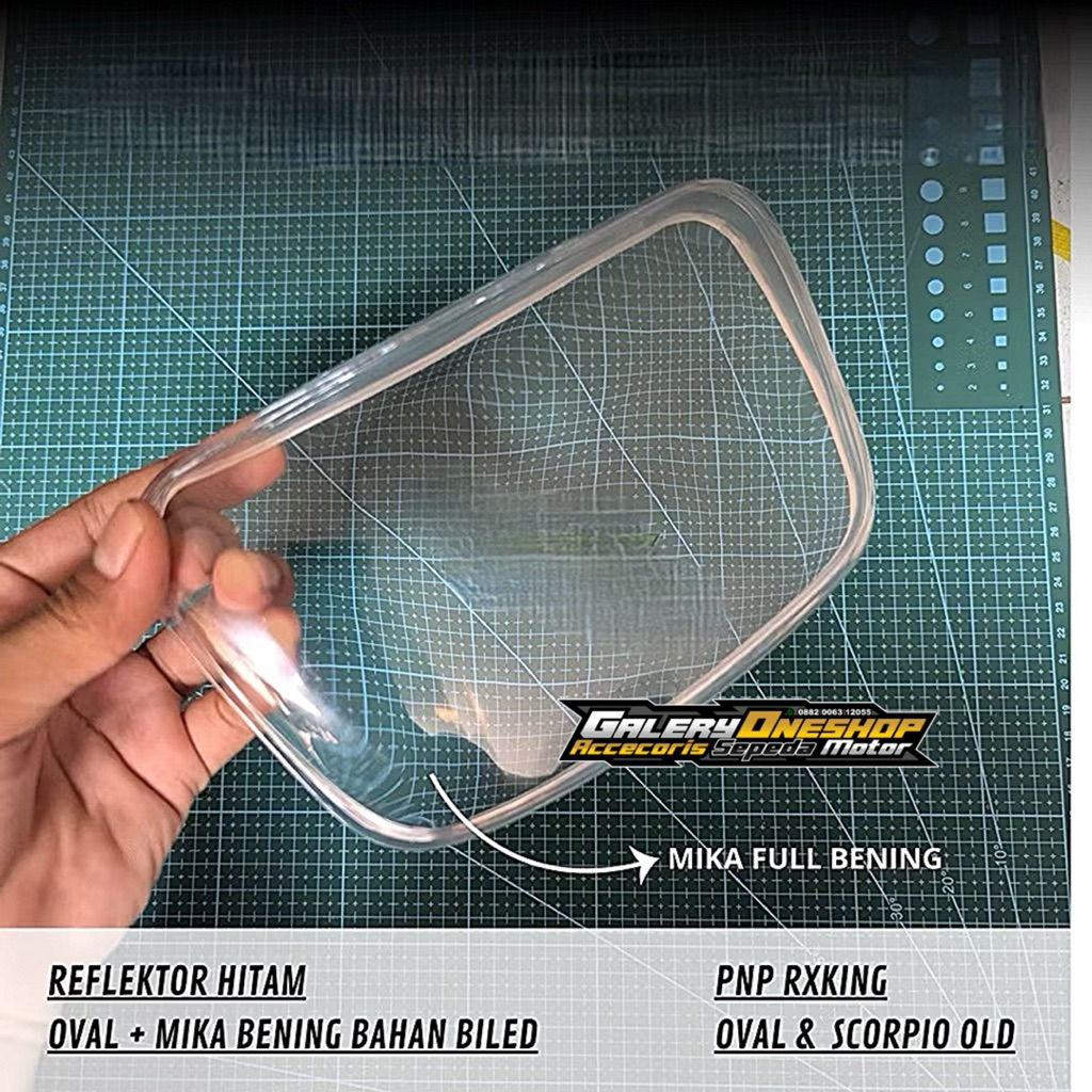 Mika lampu depan oval rx king new mika biled rx king new