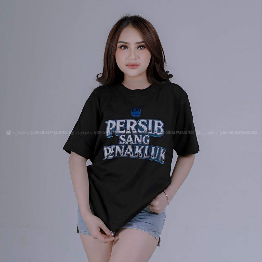 Baju Kaos Persib Sang Penakluk Distro Casual Bandung Pria Wanita Dewasa