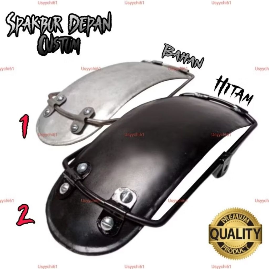 Spakbor Slebor Depan Japstyle Set Bracket Breket Custom Motor Tiger W175 Megapro Pio Verza Byson DLL