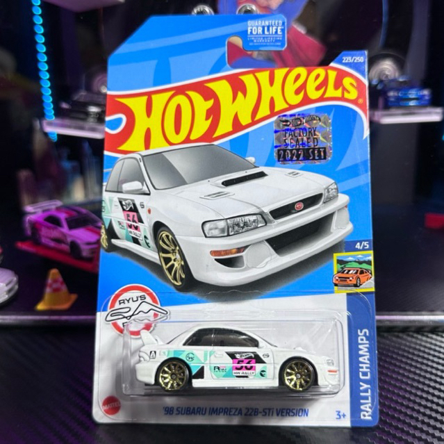 HOT WHEELS 98 SUBARU IMPREZA 228-STI VERISON THR FS ©️2021 MATTEL
