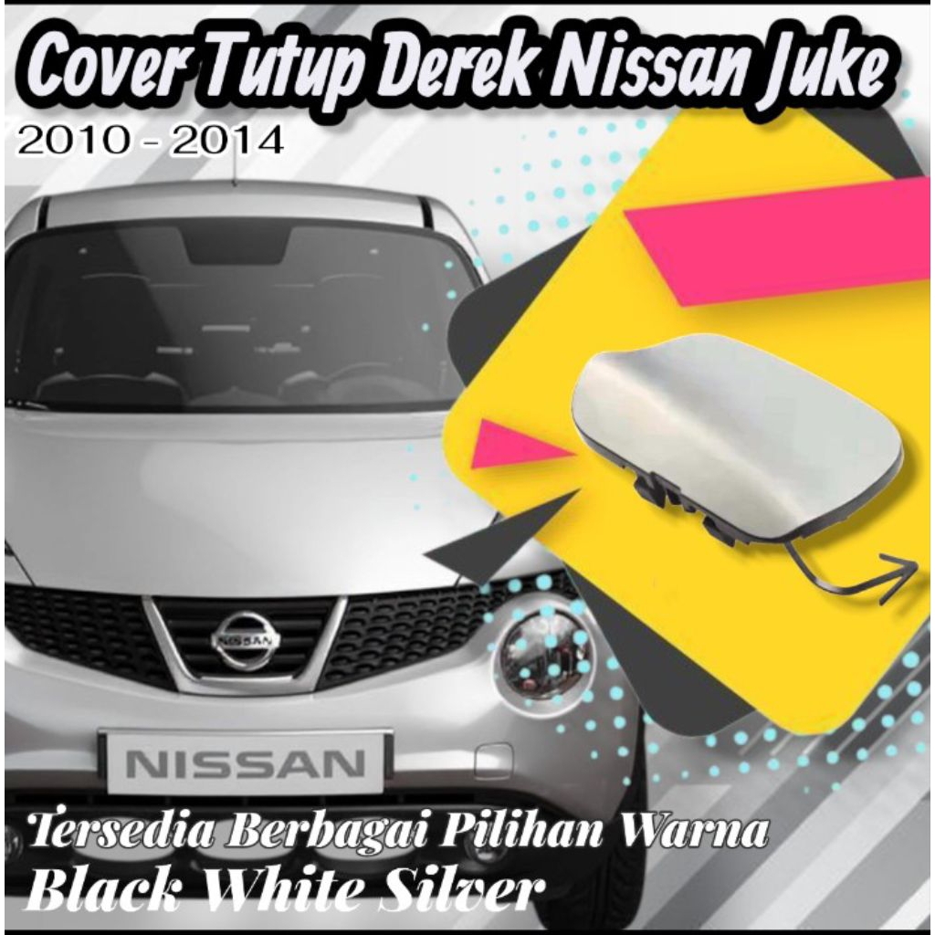 Cover Tutup Towing Derek Bemper Depan Nissan Juke Tahun 2010 2011 2012 2013 2014