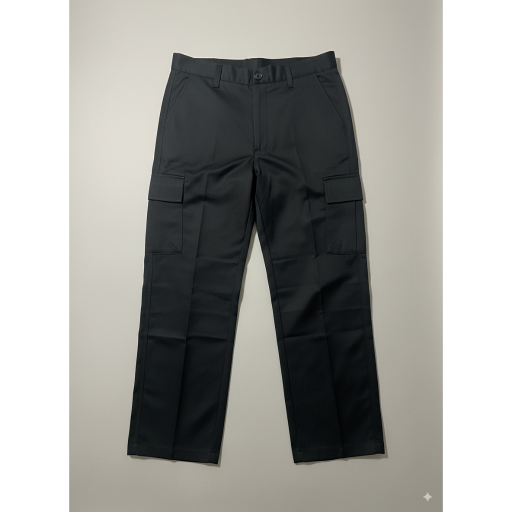 CELANA PDL HITAM DRILL - CELANA PDL PANJANG MURAH - CELANA PRIA WANITA