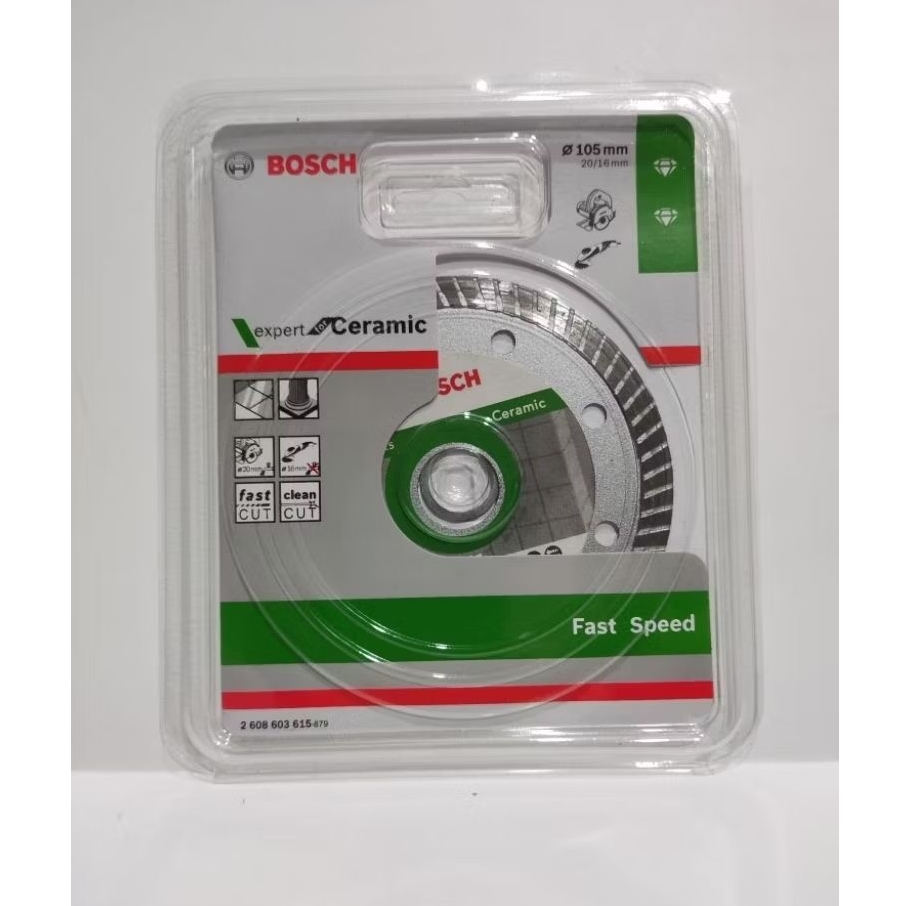 Mata Potong Keramik BOSCH Hijau turbo Mata Gerinda Potong 4" BOSCH turbo Berglazur pisau gerinda ker