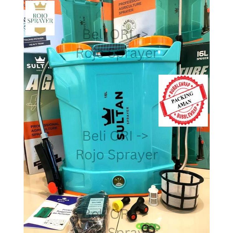*ORI* SULTAN SPRAYER 16 Liter Sprayer Elektrik Tangki Semprot Elektrik Kencang ekabut e-kabut Alat S