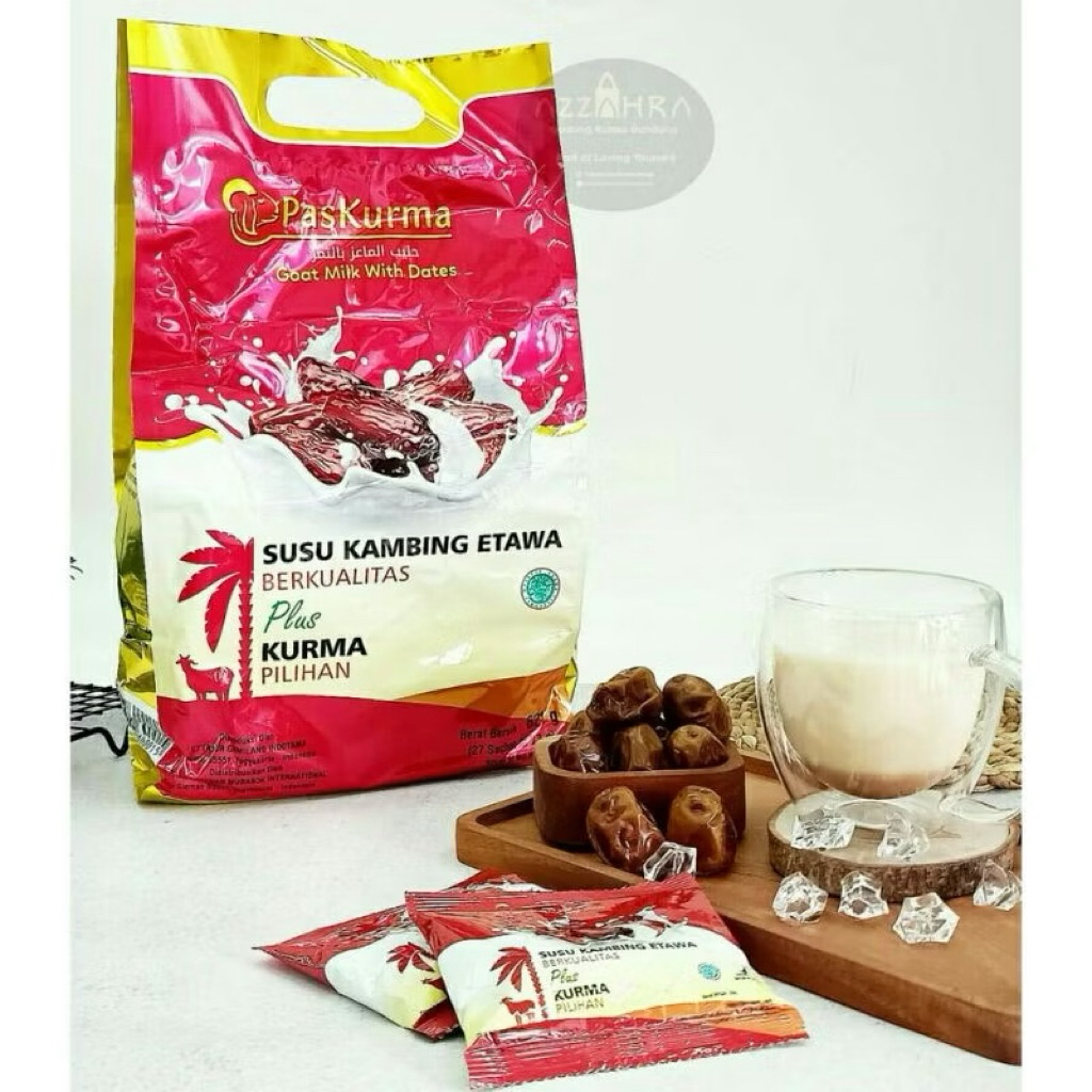 Pas kurma susu kambing Etawa | pas kurma susu kambing Etawa isi 10 sachet @23gr