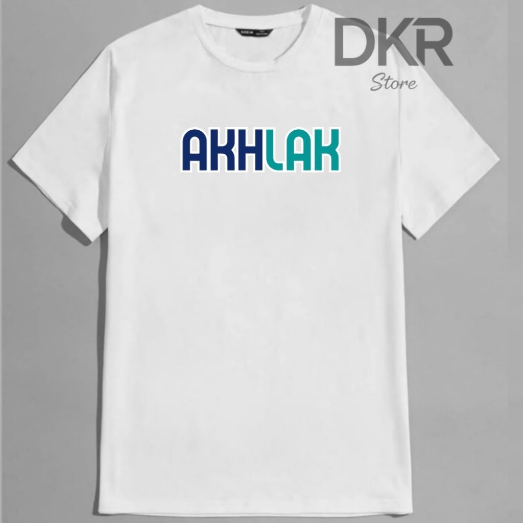 BAJU AKHLAK KAOS TSHIRT AKHLAK KAOS OBLONG AKHLAK