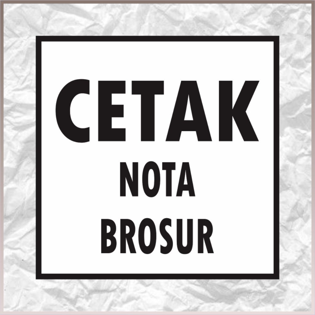 Cetakan Kertas Brosur dan Nota 1 Rim