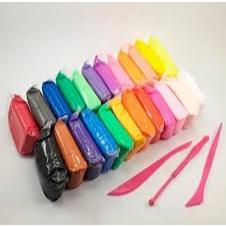 Mainan Slime Clay Warna 12 pcs / Clay Mainan Anak/ Clay Warna Warni