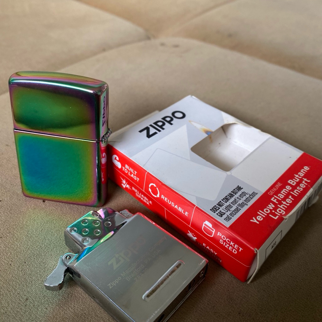 Zippo yellow flame butane