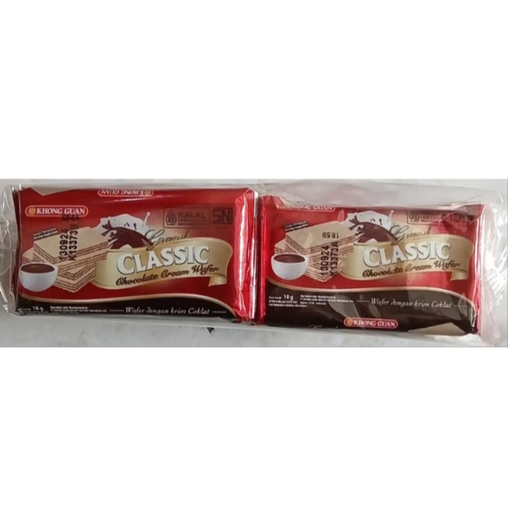 Wafer Khong Guan Classic renceng isi 10 pcs