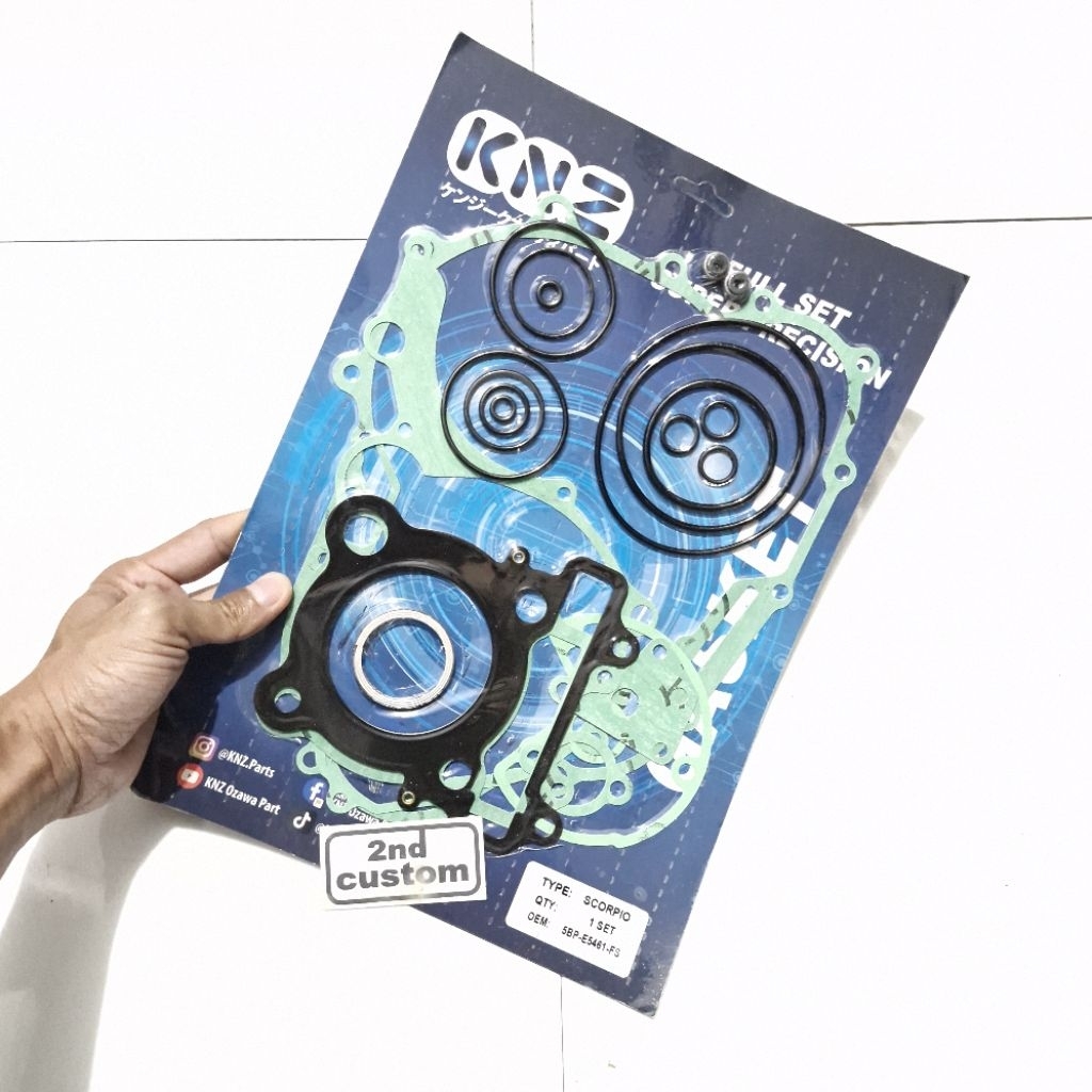 Paking full set Yamaha Scorpio Z 225 Scorpion G fullset komplit repair kit blok block head karet cop