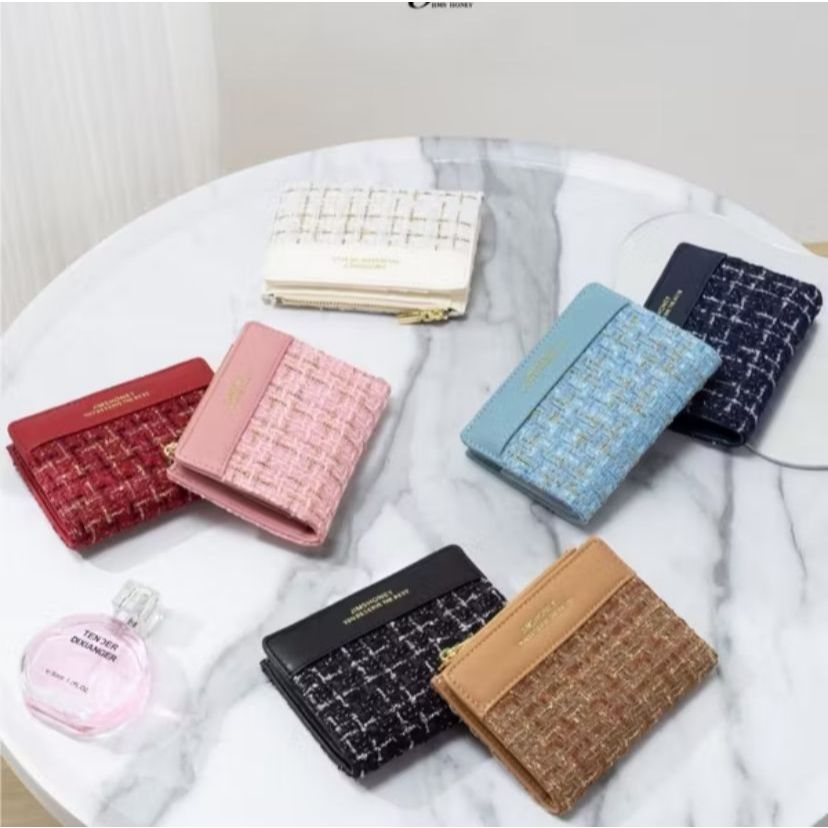 Jims Honey - Jennifer Wallet Dompet Kecil Wanita Brown Red Ori Bengkulu