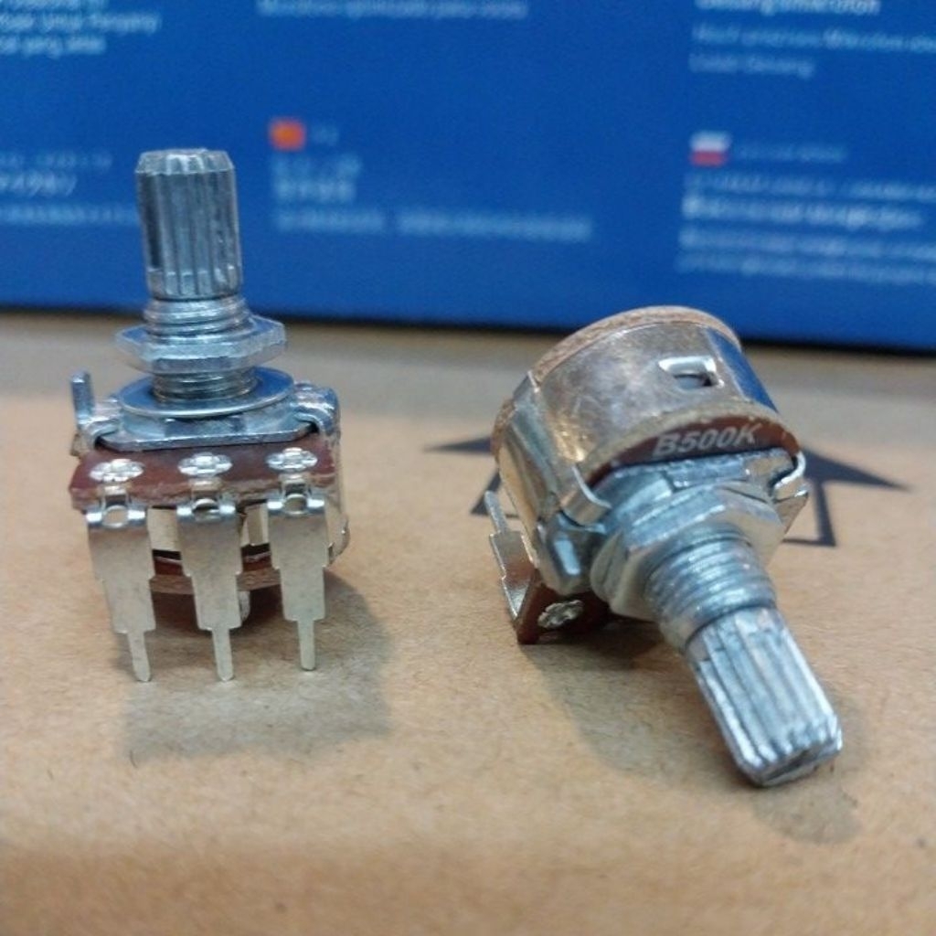 Potensio Dimmer 3 kaki B500K Drat