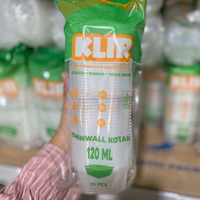 THINWALL SQUARE 120ml / THINWALL KOTAK 120ml