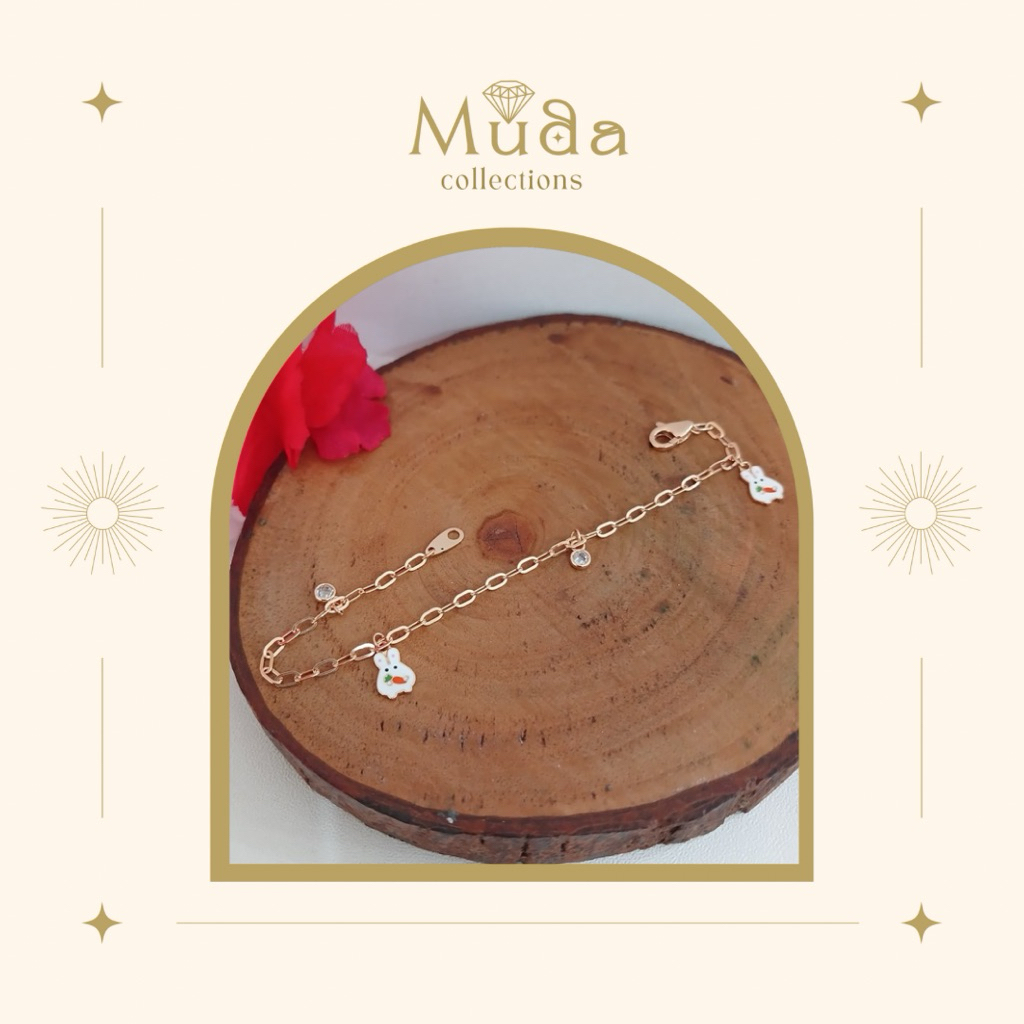 Gelang Emas Anak Rantai by order kadar 300/6k