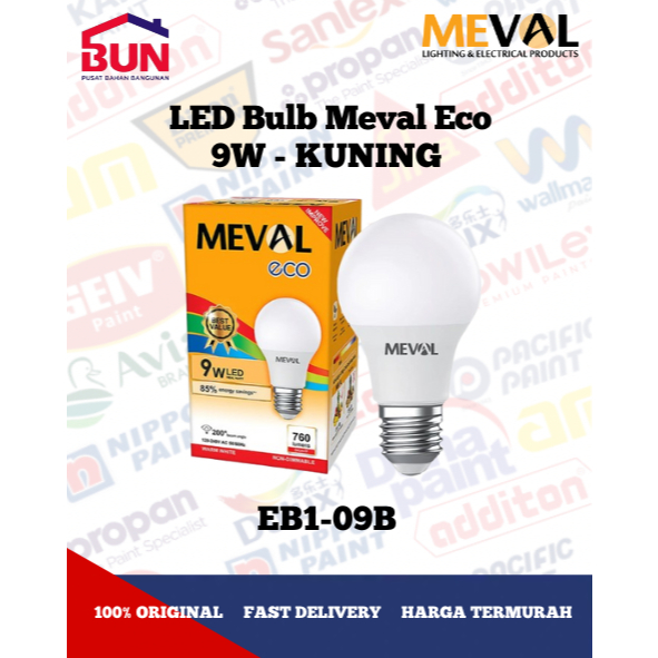 meval EB1-09B Lampu LED Bulb