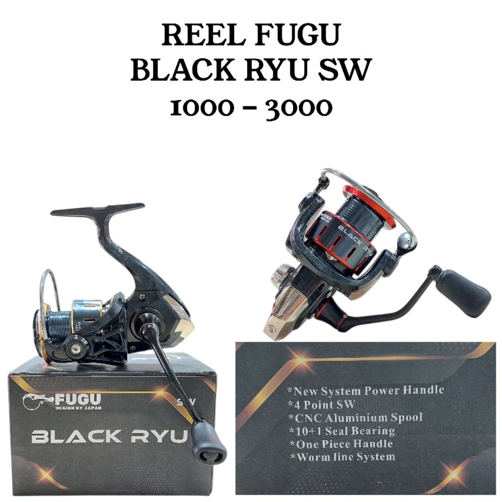 REEL FUGU BLACK RYU SW 1000 - 3000