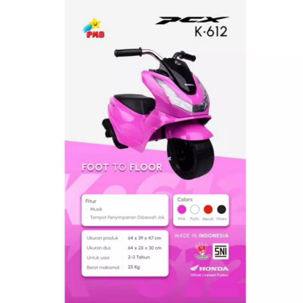 MAINAN MOTOR PUSHBACK MINI NMAX K612