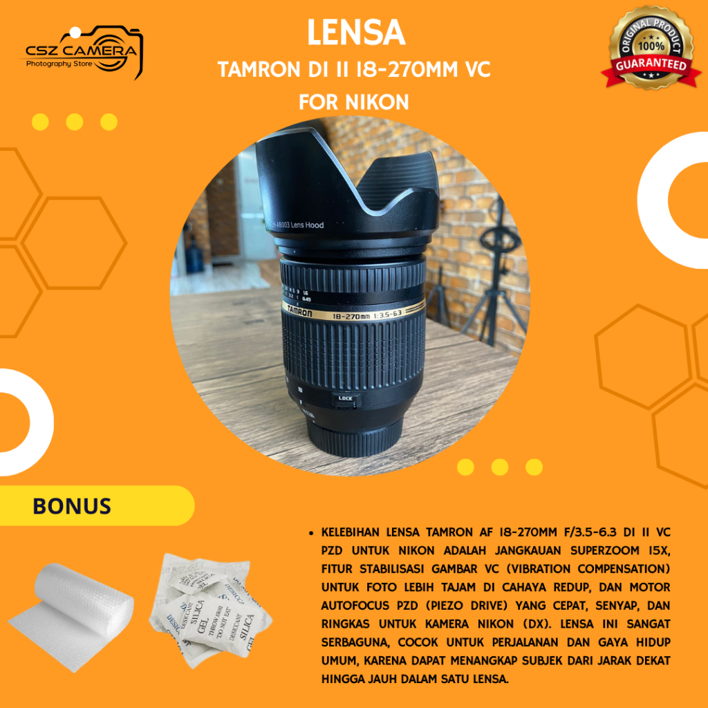 Tamron 18-270mm VC  For Nikon