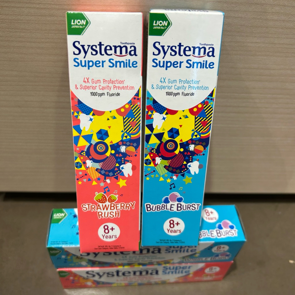 Systema Super Smile Kids Toothpaste 8+ odol anak systema pasta gigi anak Systema