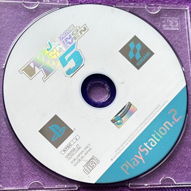 kaset ps2 original japan j league winning eleven 5