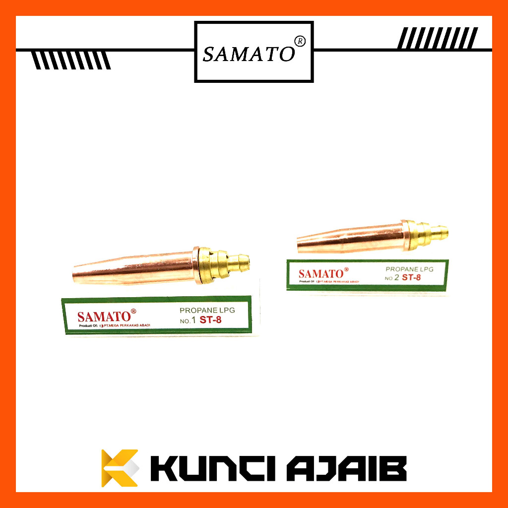 SAMATO Cutting Tip Strong 8 - Mata Nozzle Blander Las Potong Gas LPG