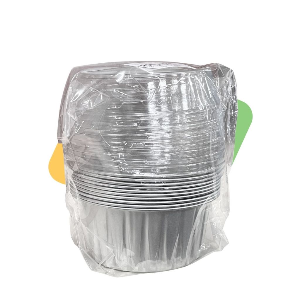 ALUMINIUM FOIL TRAY GOLD BULAT 10PCS / WADAH MAKANAN ALUMINIUM FOIL