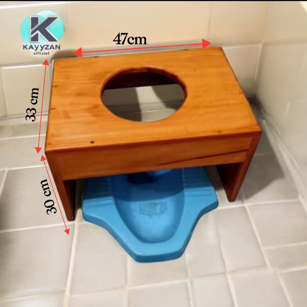 Wc Duduk kayu Portable wc duduk lansia dan ibu hamil