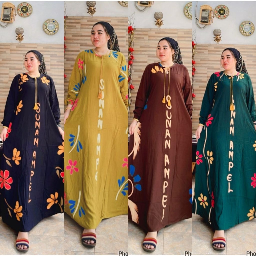 GAMIS SUNAN VIRAL /GAMIS RAYON TERBARU 2025/DASTER BATIK