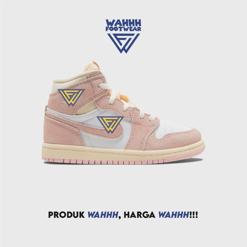 NK Air Jordan 1 Retro High Washed Pink