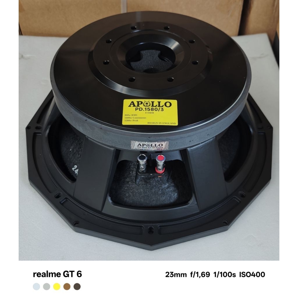 Komponen Speaker / 15 Inch / Apollo PD1580/3 Kuning / VC 5 IN / APL PD 1580/3 PD1580-3 PD 1580-3 / 9