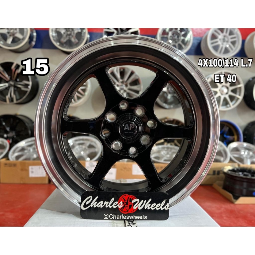 VELG AP RING 15 HITAM LIP POLISH