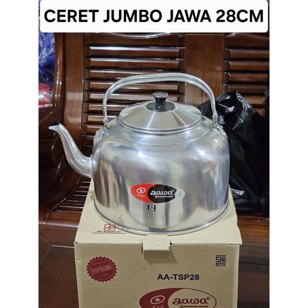 CERET TEKO ALUMINIUM JUMBO JAWA 28CM