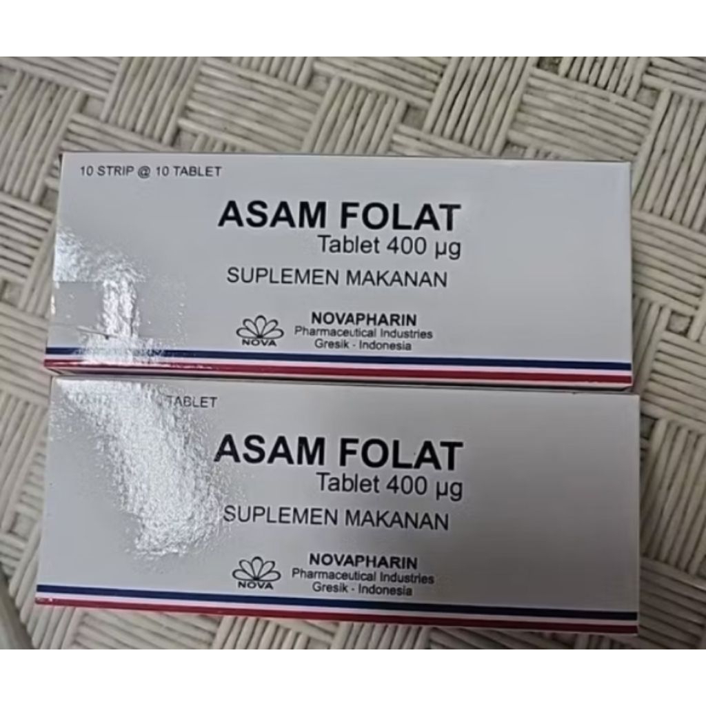 asam folat 400 vitamin box