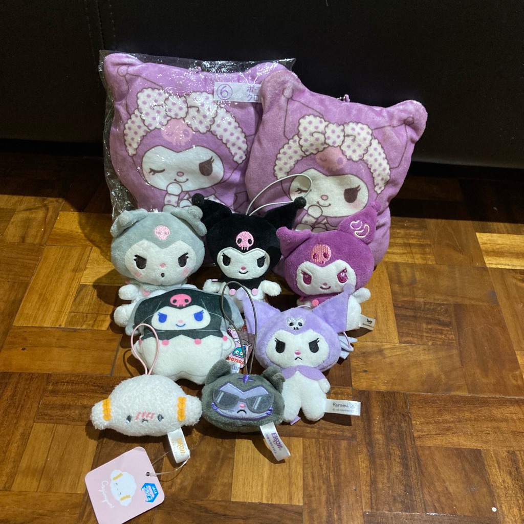 Kuromi Sanrio Keychain | ganci gantungan kunci dompet boneka jari cogimyun jepang