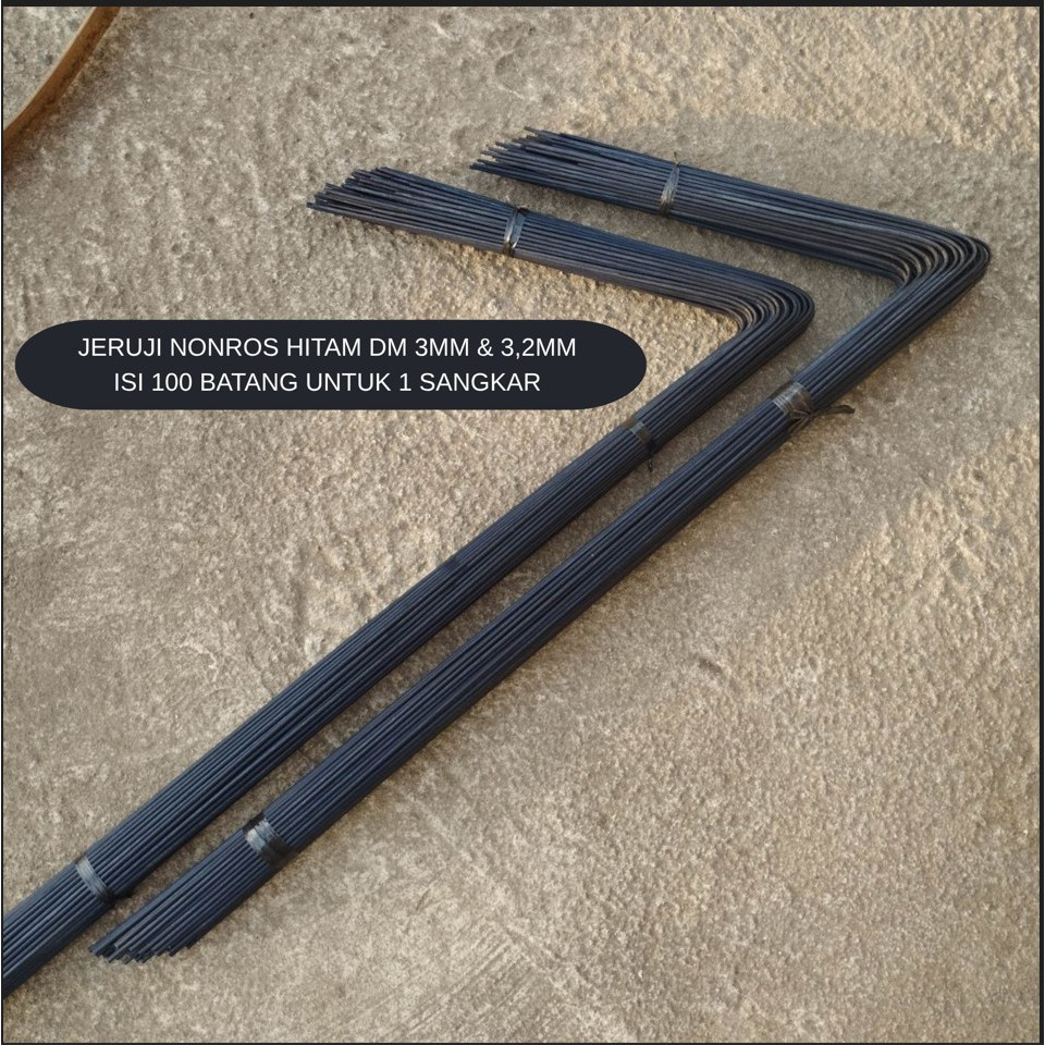 Jeruji Non ross Hitam Sangkar Murai No 1 ,2,3