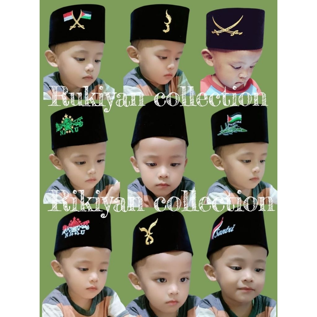 Ecer 1pcs peci songkok persiden