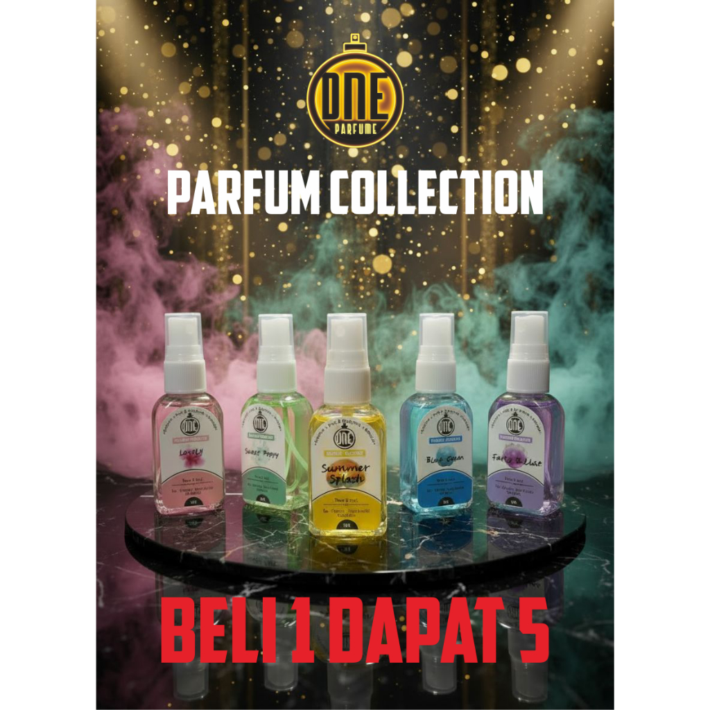 Parfum 5 botol 30ml / parfum Pria Wanita /  anak anak / Harum Segar Wewangian