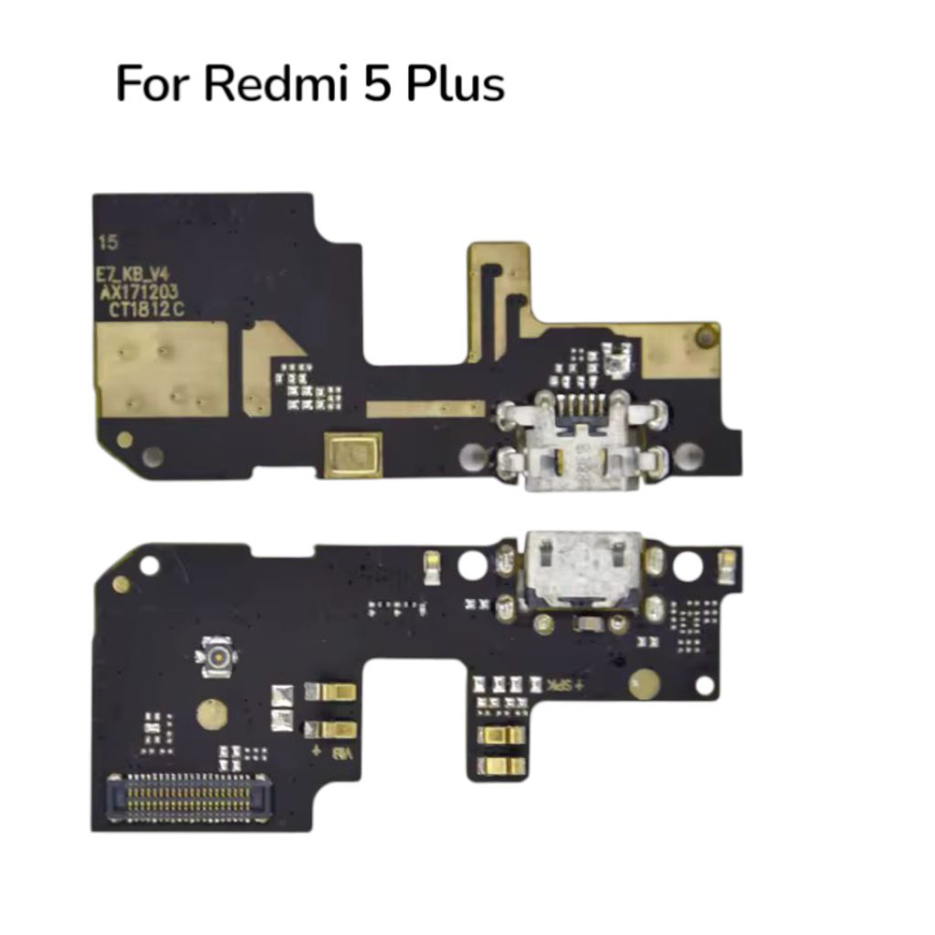 Board Konektor Charger+ IC Mic Xiaomi Redmi 5 Plus Papan Charger