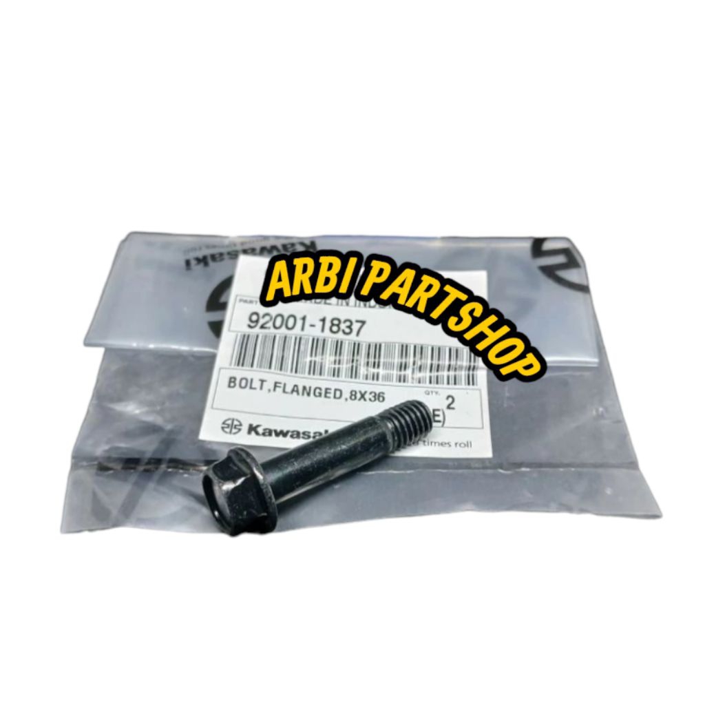 Baut Bracket Breket Dudukan Kaliper Depan Ninja 150 R Rr Ss Original 92001-1837
