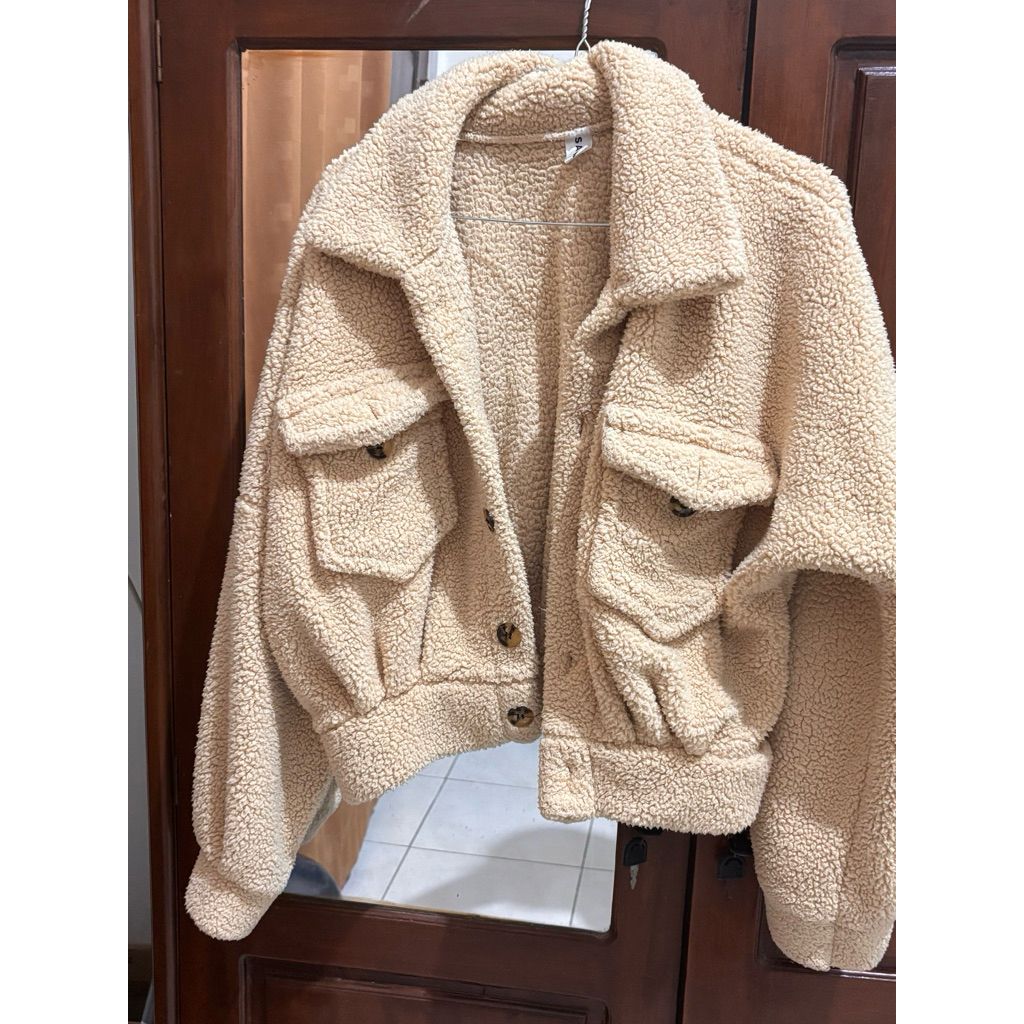 preloved coat musim dingin fur