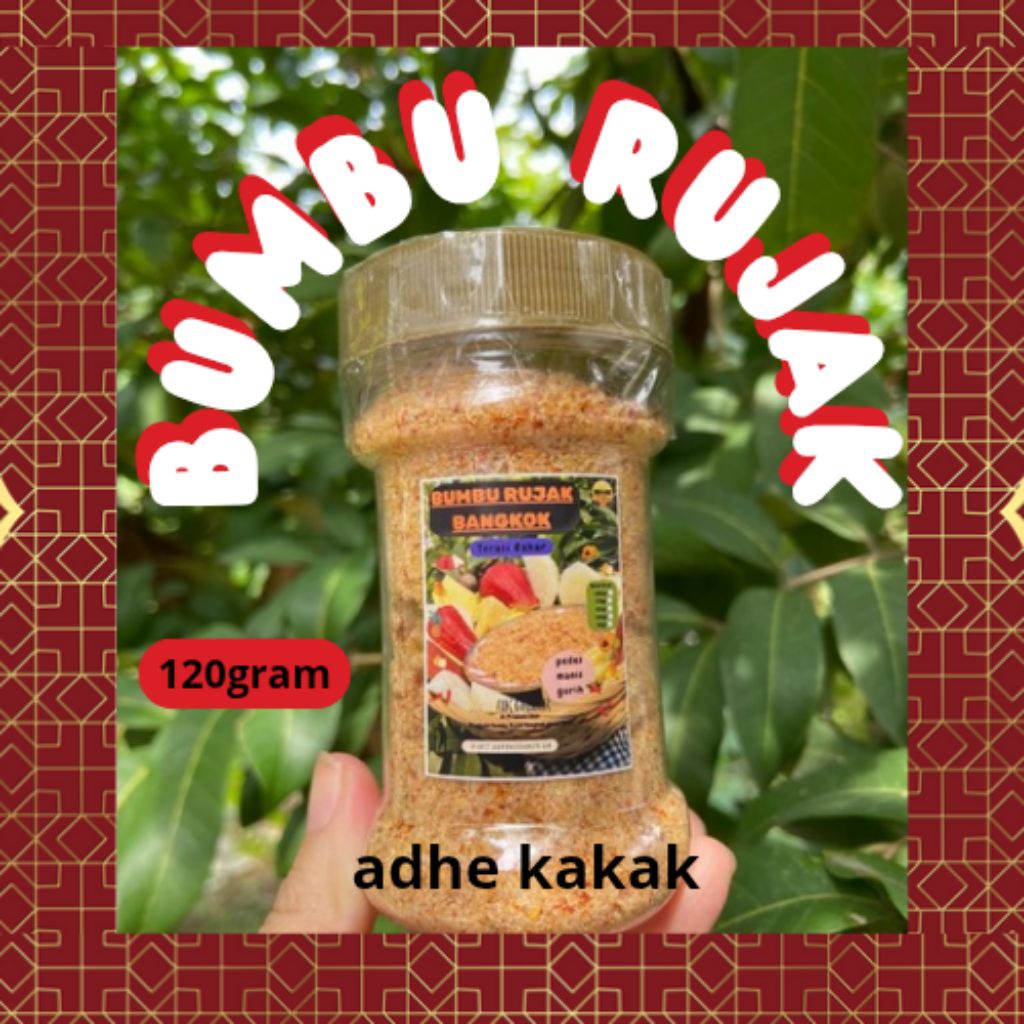 bumbu rujak extra pedas tabur 120gram bumbu rujak thailand bumbu rujak bangkok tabur
