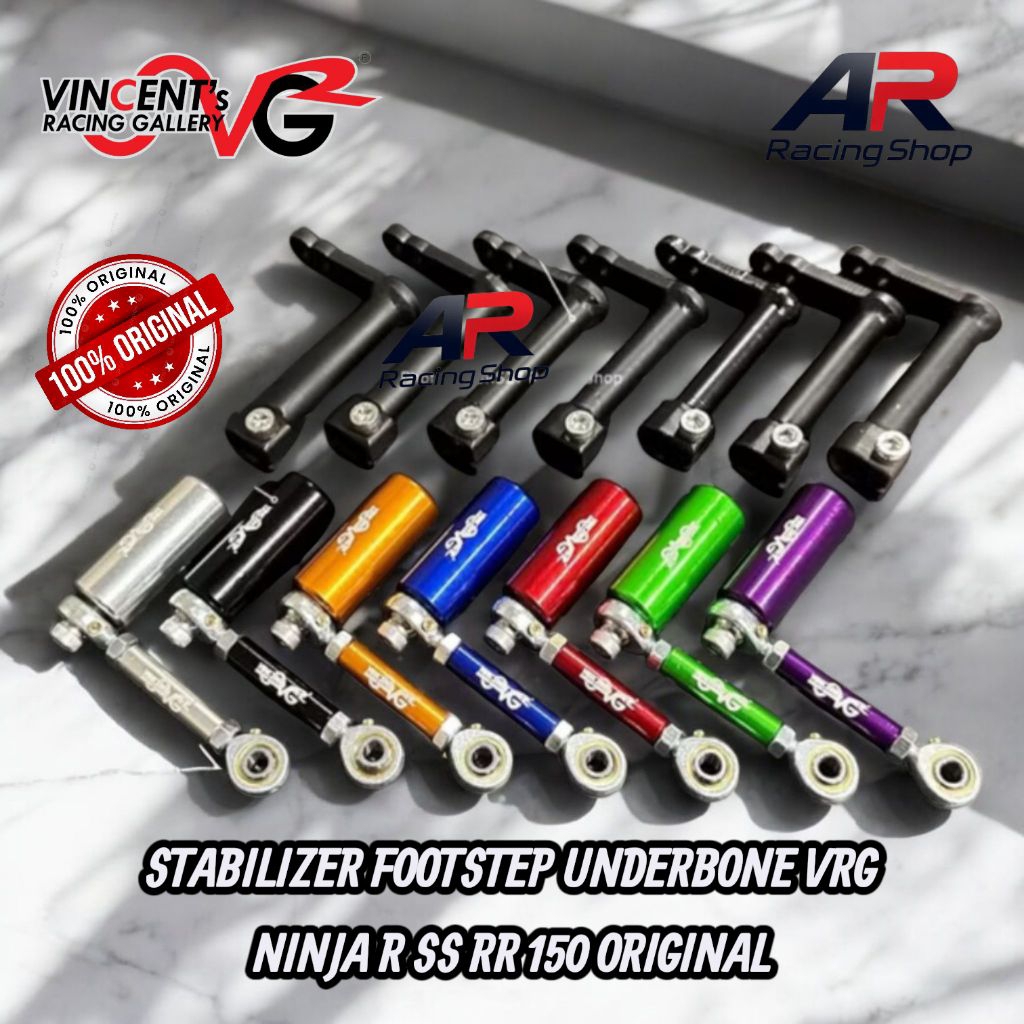 STABILIZER STABILISER STEP FOOTSTEP UNDERBONE UB VRG RACING NINJA R SS RR NEW OLD ZX CBU 150 ORIGINA